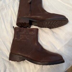 Tory Burch Brown Booties NWOT 9.5
